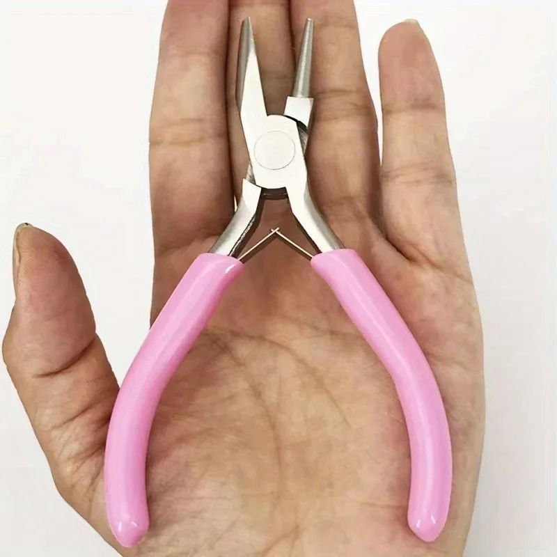 Professional Round Concave Pliers Jewelry Making Mini Precision Wire Loop Tools 5 Inch