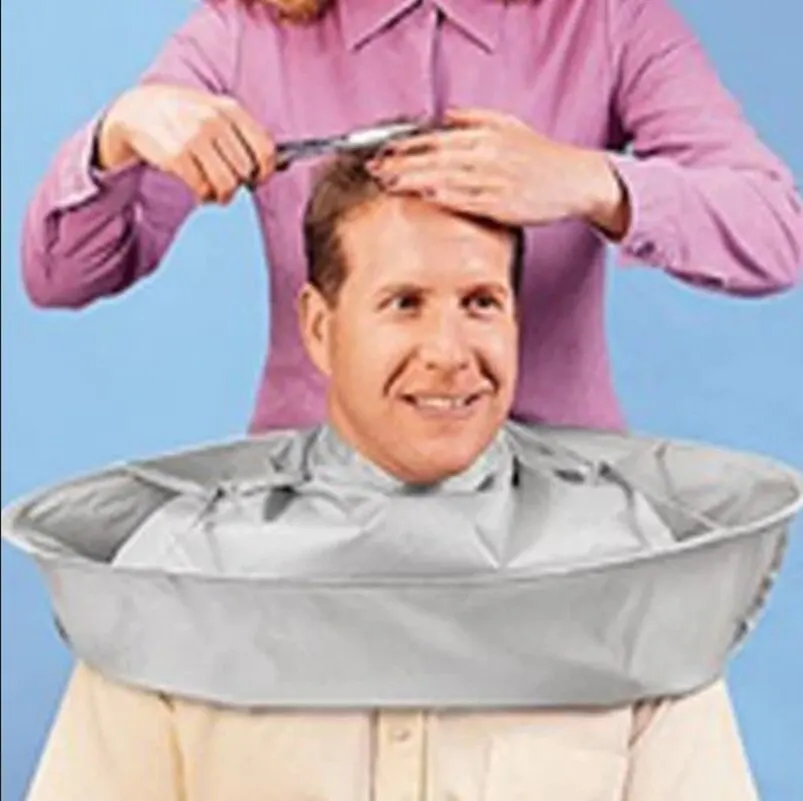Breathable Haircut Cloak for Home Use Foldable and Comfortable Hair Dye Cape