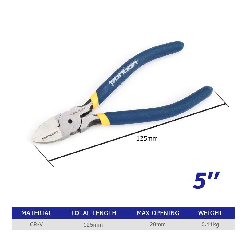 Professional 5/6/7 Inch Wire Stripping Pliers – Electrician Side Cutter & DIY Cable Nipper