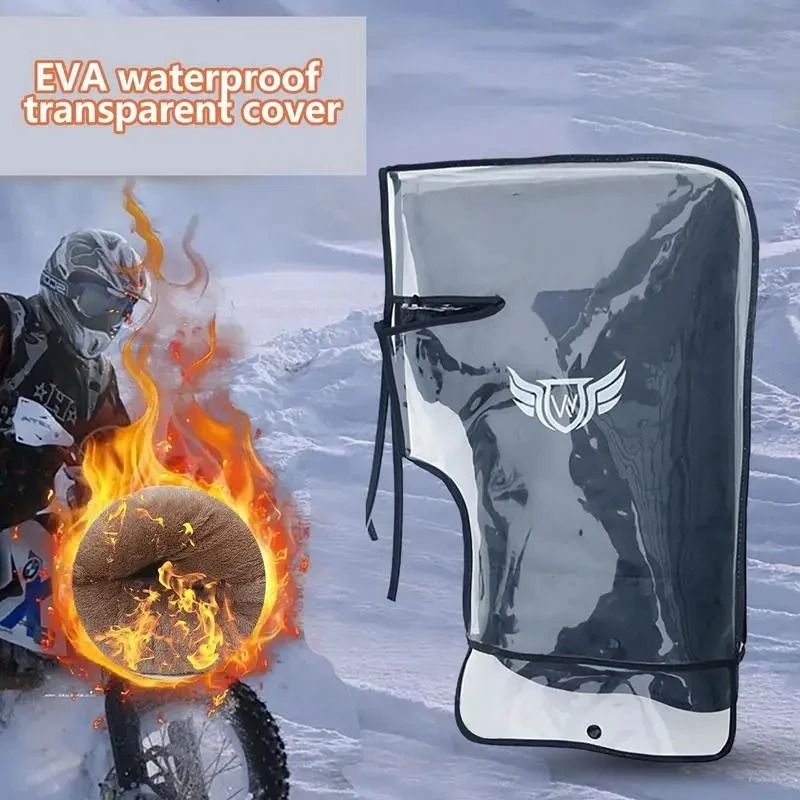 Motorcycle Handlebar Gloves Waterproof Winter Windproof Handle Covers