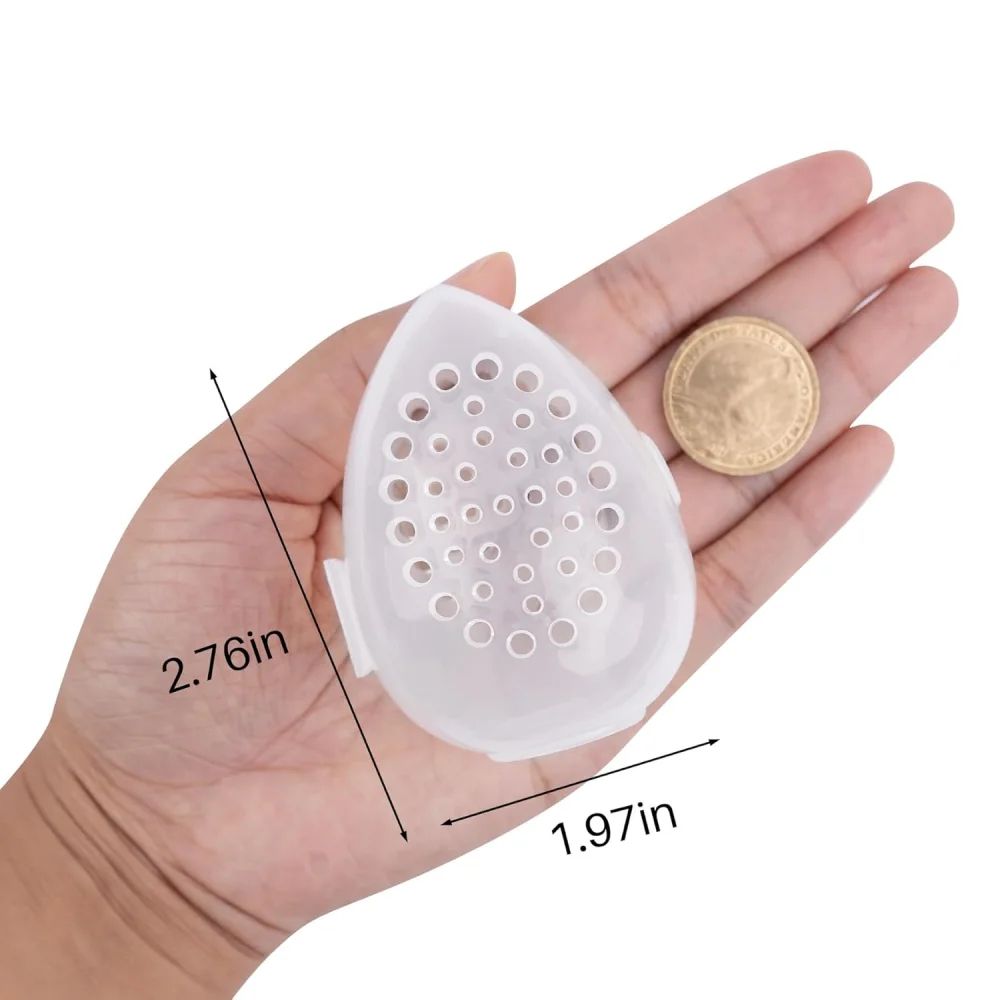 Compact Makeup Sponge Storage Box & Drying Case – Beauty Egg Organizer for Clean, Ventilated Cosmetic Sponge Care