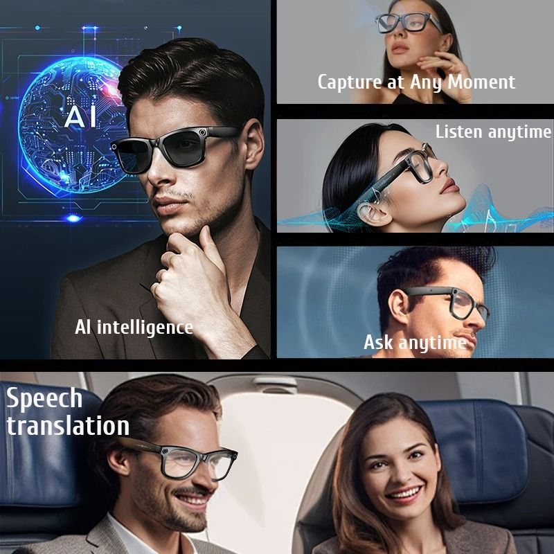 Next-Gen AI Multimedia Integration Smart Eyewear