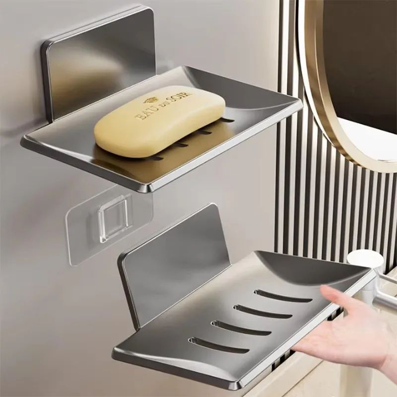 Wall Mounted Aluminum Bathroom Soap Dish