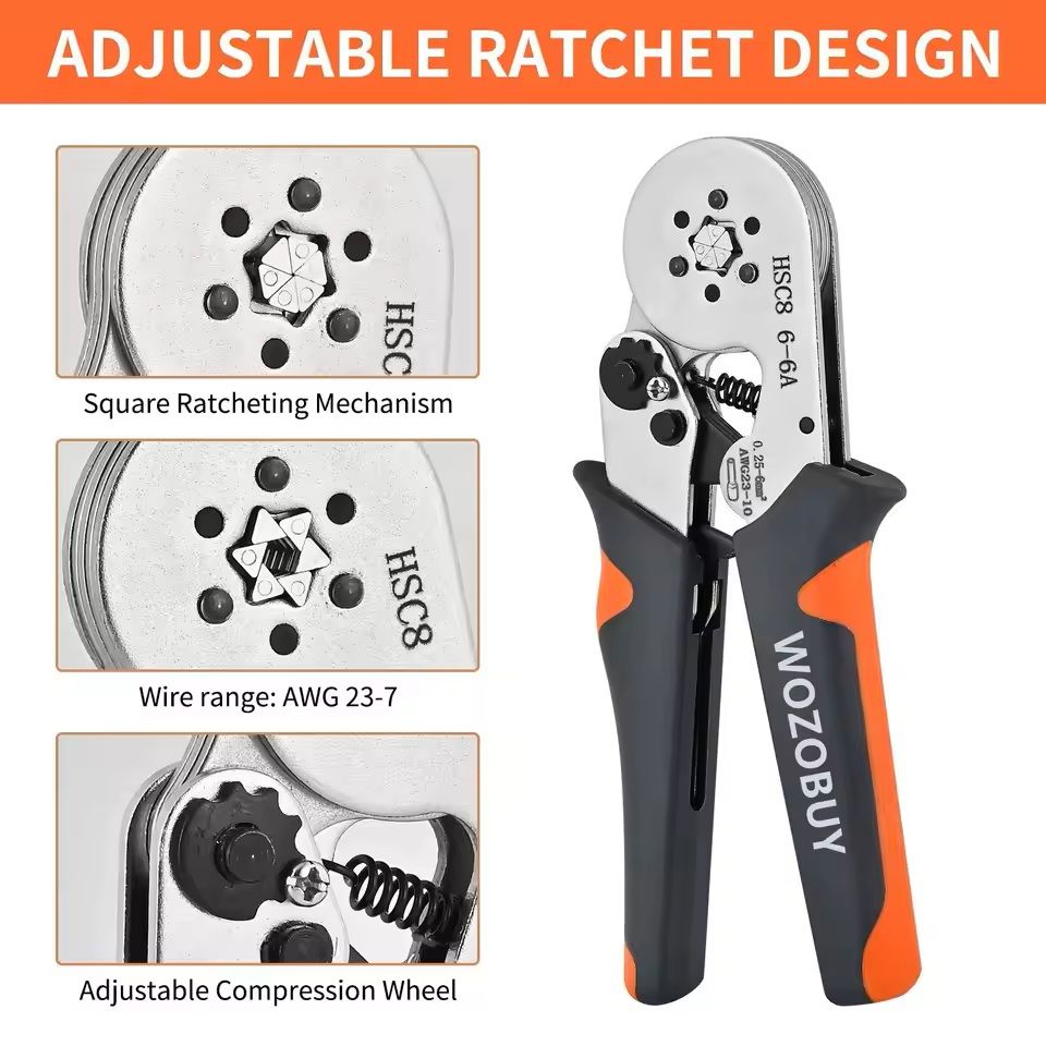Mini Electrical Wire Crimping Tool with Ferrule Sleeves