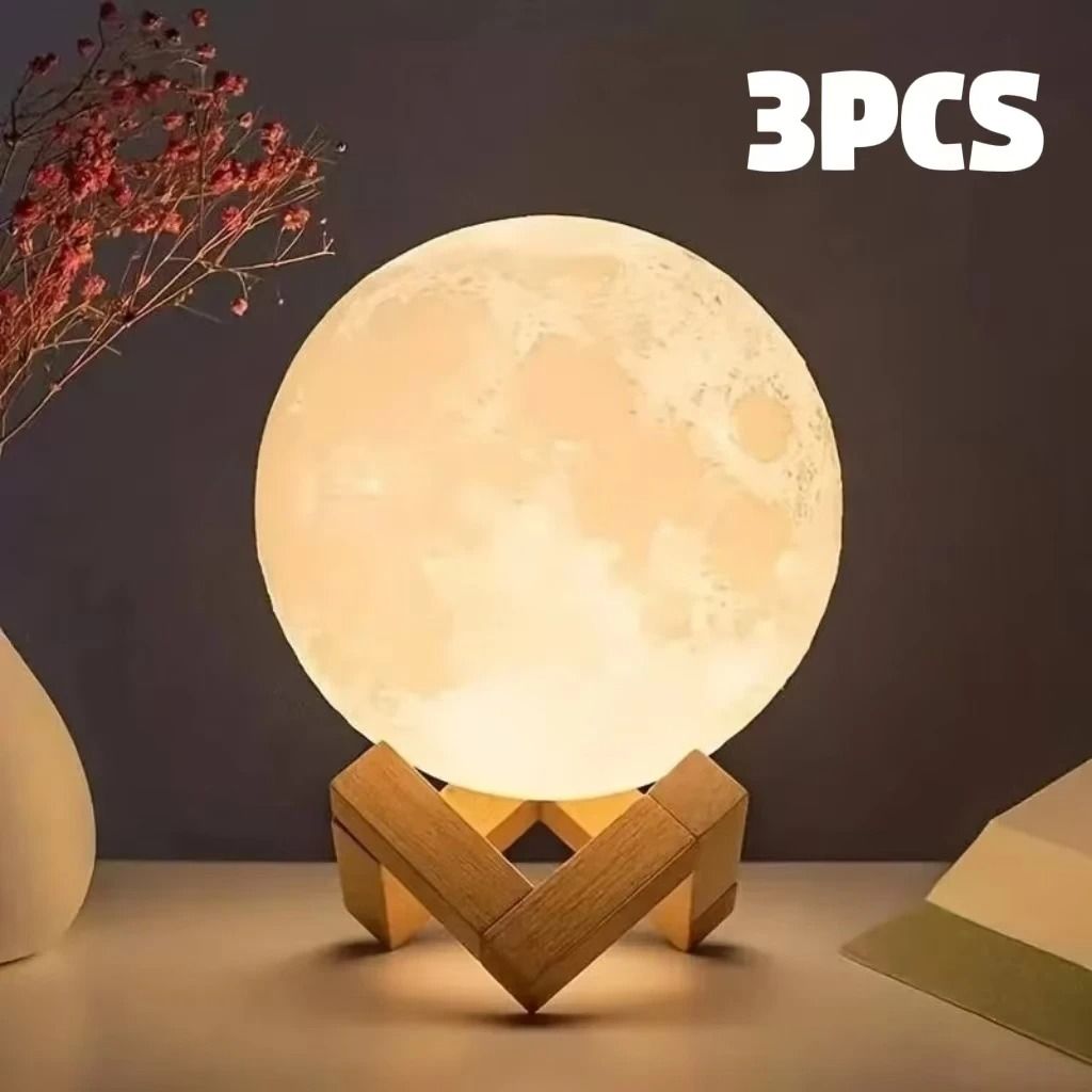 DIY Planet Lamp Moon Night Light Paintable Galaxy Decor for Creative Bedroom Lighting
