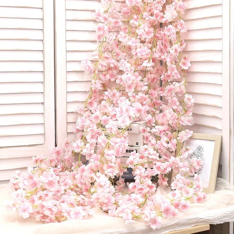 180cm Sakura Cherry Blossom Garland Vine Decor