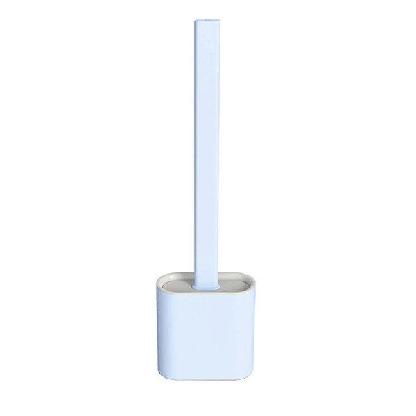 Next-Gen Clean - Revolutionary Flexible Silicone Toilet Brush with Holder, Wall-Mounted Design, Water-Repellant