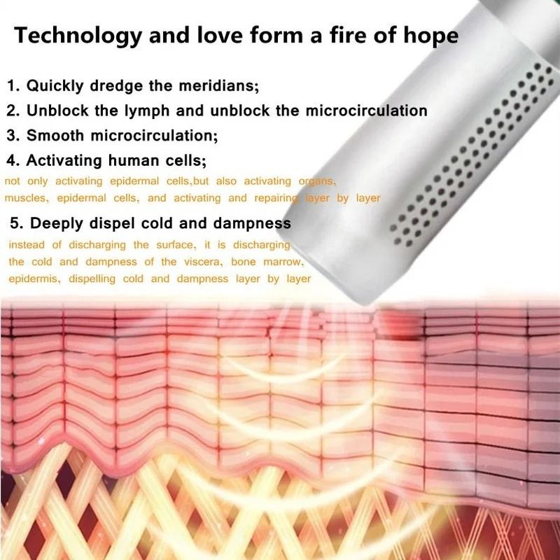 Terahertz Wave Cell Light Magnetic Healthy Device Body Care Pain Relief Electric Heating Therapy