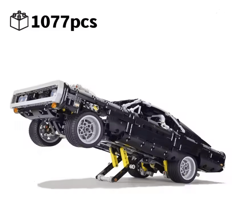 Fast Racer Dodge Charger Building Block Car Model