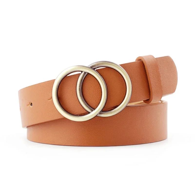 Women's Leopard Print Designer Belt with Leather Ring Buckle – Luxury Animal Print Waist Belt