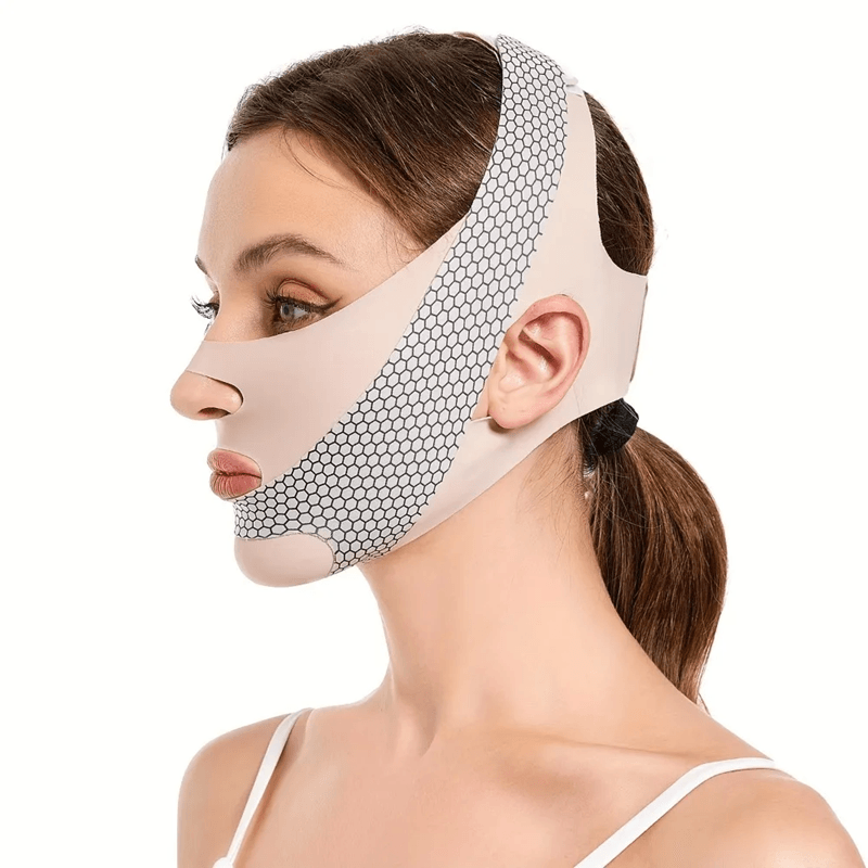 V Line Face Slimming Bandage – Double Chin Reducer and Facial Contouring Strap