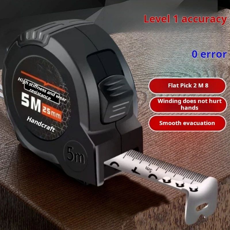 Retractable Steel Tape Measure 3m/5m/7.5m/10m – Thickened Wear-Resistant Measuring Tape for Home, DIY, Construction