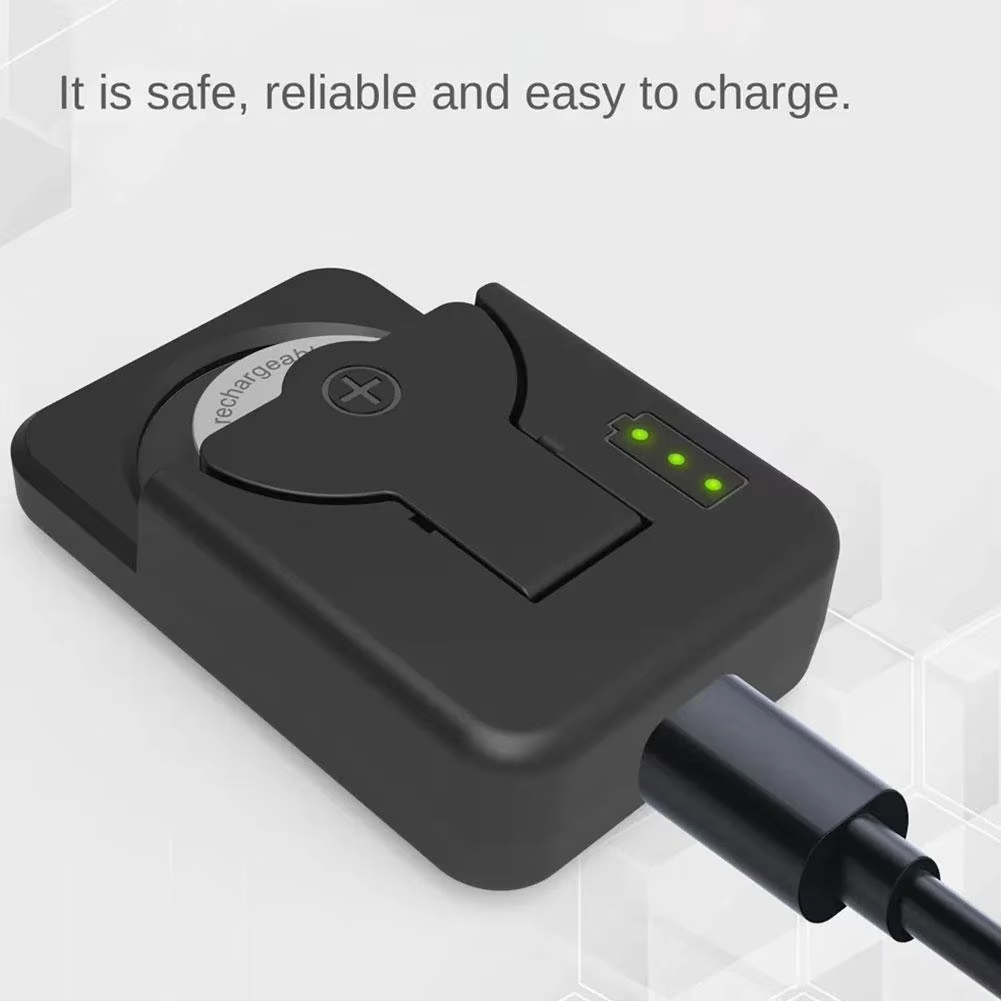 Universal Button Battery Charger with LED Indicator Portable & Efficient Power Solution
