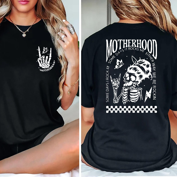 Motherhood Sometimes I Rock It Shirt Funny Mom Tee