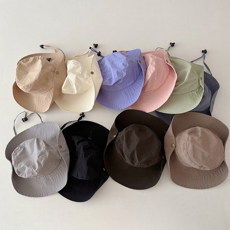 Kids Quick Dry Bucket Hat Lightweight Baby Sun Hat UV Protection Summer Cap