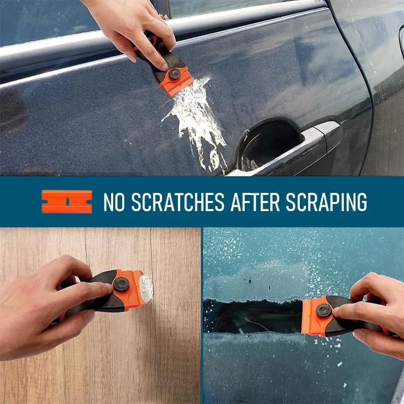 Auto Glass & Surface Scraper Tool