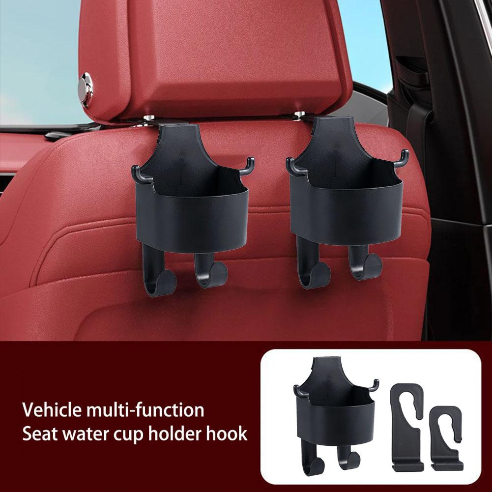 Multifunctional Car Seat Hook Organizer – Universal Handbag Holder, Phone & Cup Storage Solution