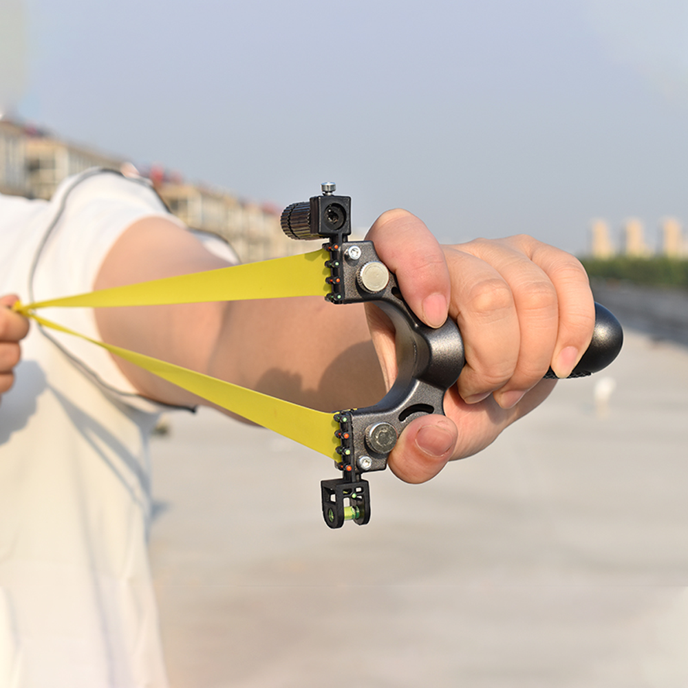 High-Power Laser Aiming Slingshot - Precision Outdoor Hunting Tool