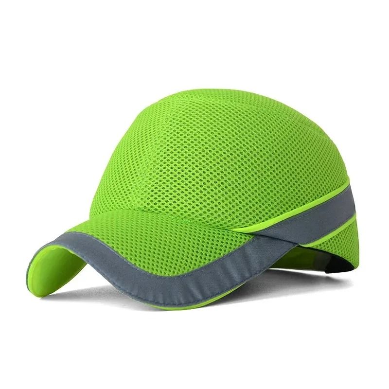 Hi Viz Mesh Bump Cap Baseball Style Safety Helmet