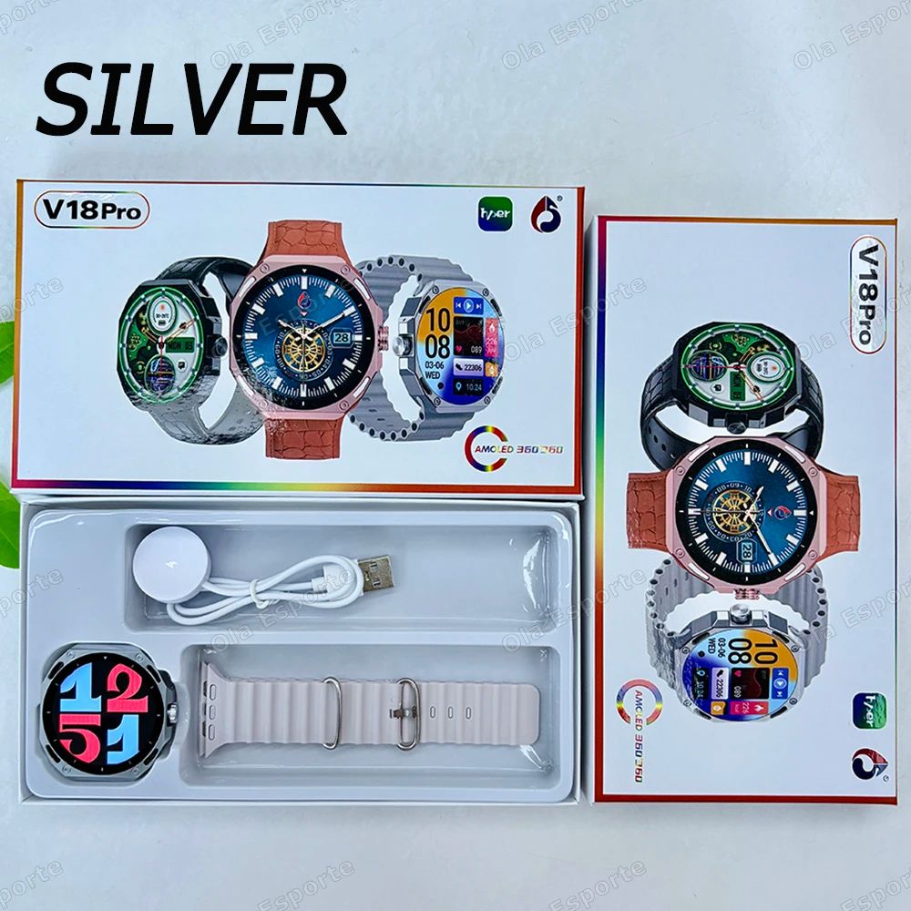 Smart Fitness Watch with AMOLED Display