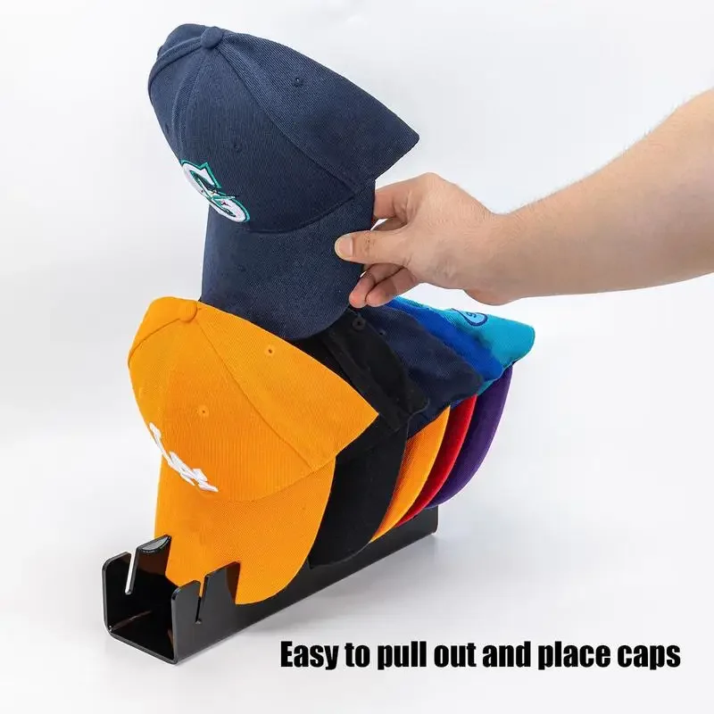 Acrylic Hat Rack, Hat Storage Device for Bedroom Closet, Dressing Table Display