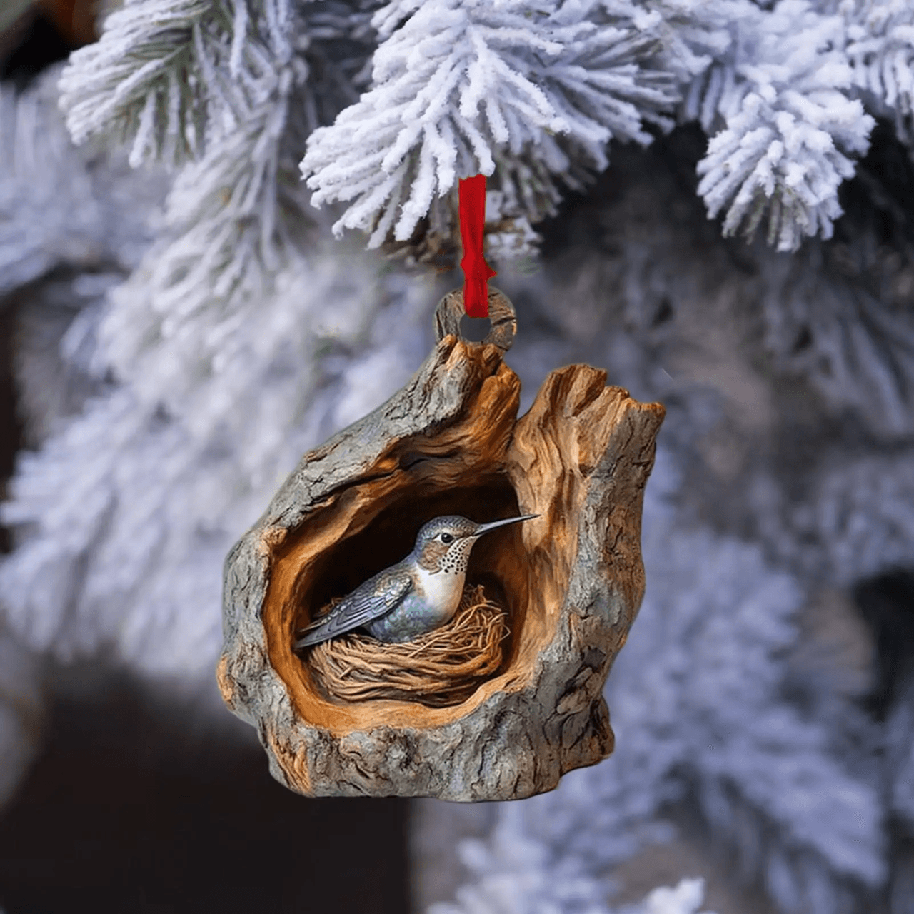 WildWood Acrylic Animal Ornaments Christmas Tree Pendants for Tree & Party Decor