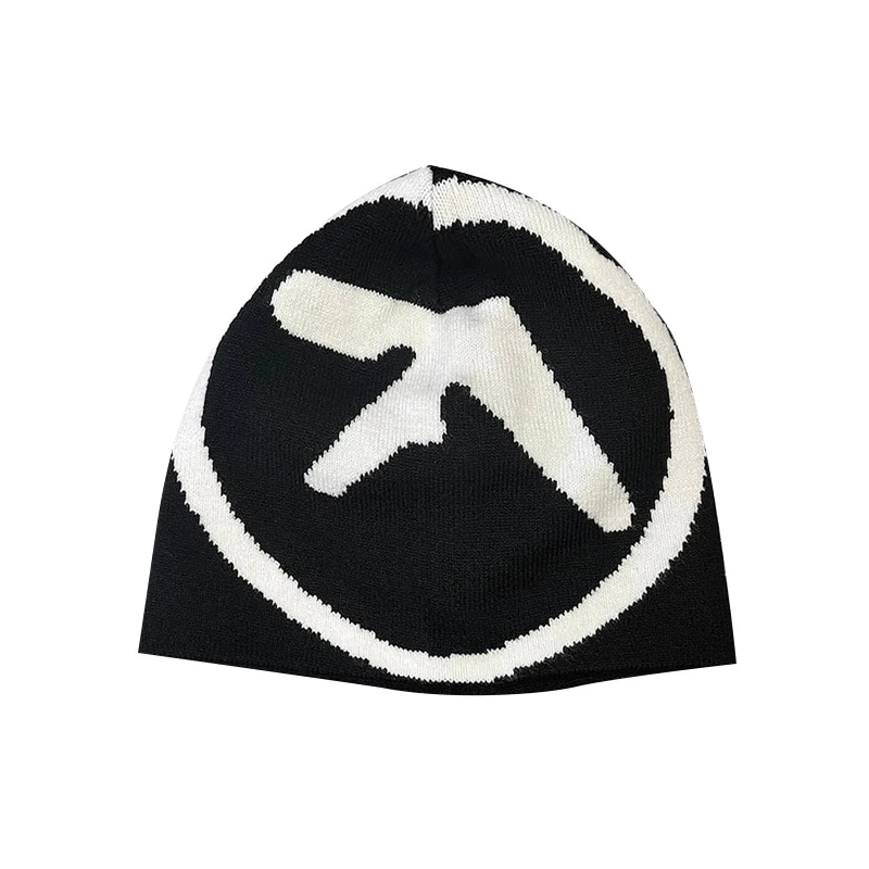 Unisex Winter Beanies: Women's Knitted Hats, Aphex Twin Caps, Y2K Streetwear & Vintage Goth Fashion
