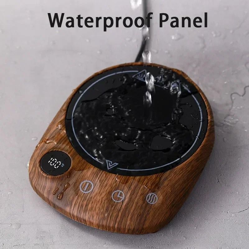Electric Beverage Heating Plate Smart Mug Warmer with Timer and Auto Shut-Off