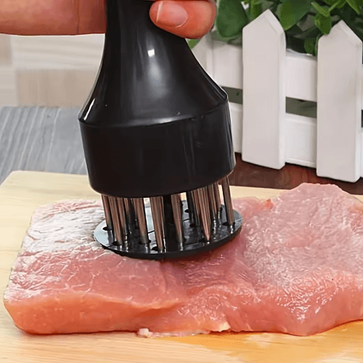 Stainless Steel Meat Tenderizer Needle Steak Tenderizer and Manual Meat Hammer Tool