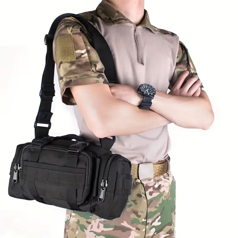 TrailMate Nylon Outdoor Crossbody Bag – Climbing, Hiking & Camping Shoulder Sling