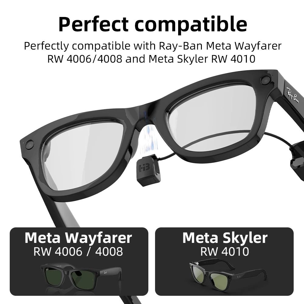Type C Fast Charging Cable for Smart Glasses RW4006 RW4008 1.2M