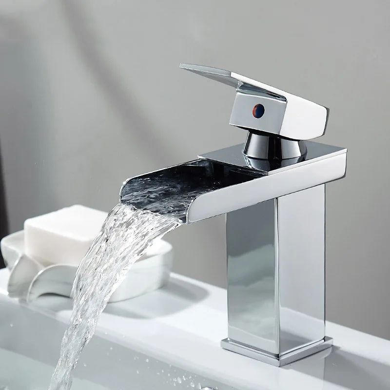 Stainless Steel Waterfall Basin Faucet