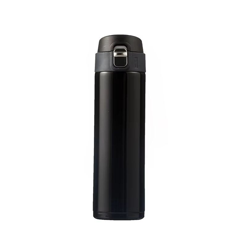 Students School Thermos Cup Creative Bullet Cover Direct Drinking Water Bottle 500 ml (16.91 fl oz)