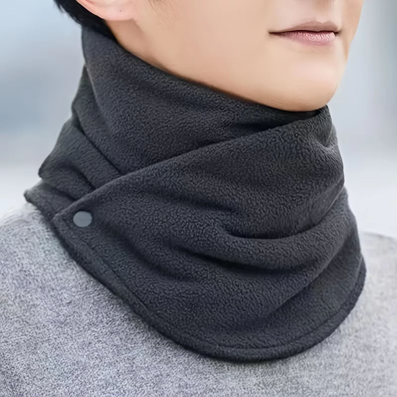 Women's Winter Warm Fluffy Scarf – Stylish Soft Neck Warmer Wrap for Cold Weather