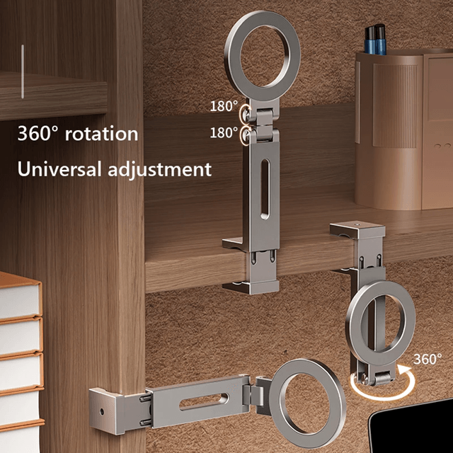 Universal Magnetic Phone Holder Travel Essentials Flexible Rotation Hands Free Mount