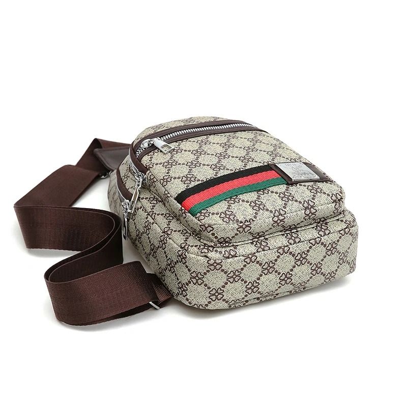Mens Multifunction Messenger Chest Bag Casual Crossbody Shoulder Bag