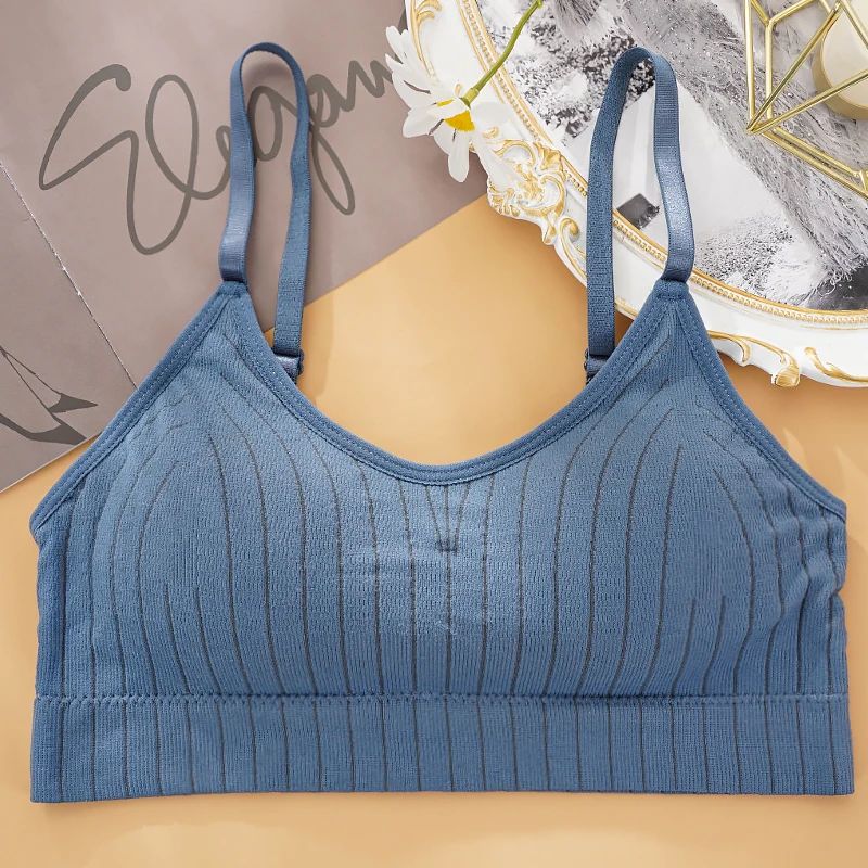 Seamless Wireless Padded Bralette Crop Top