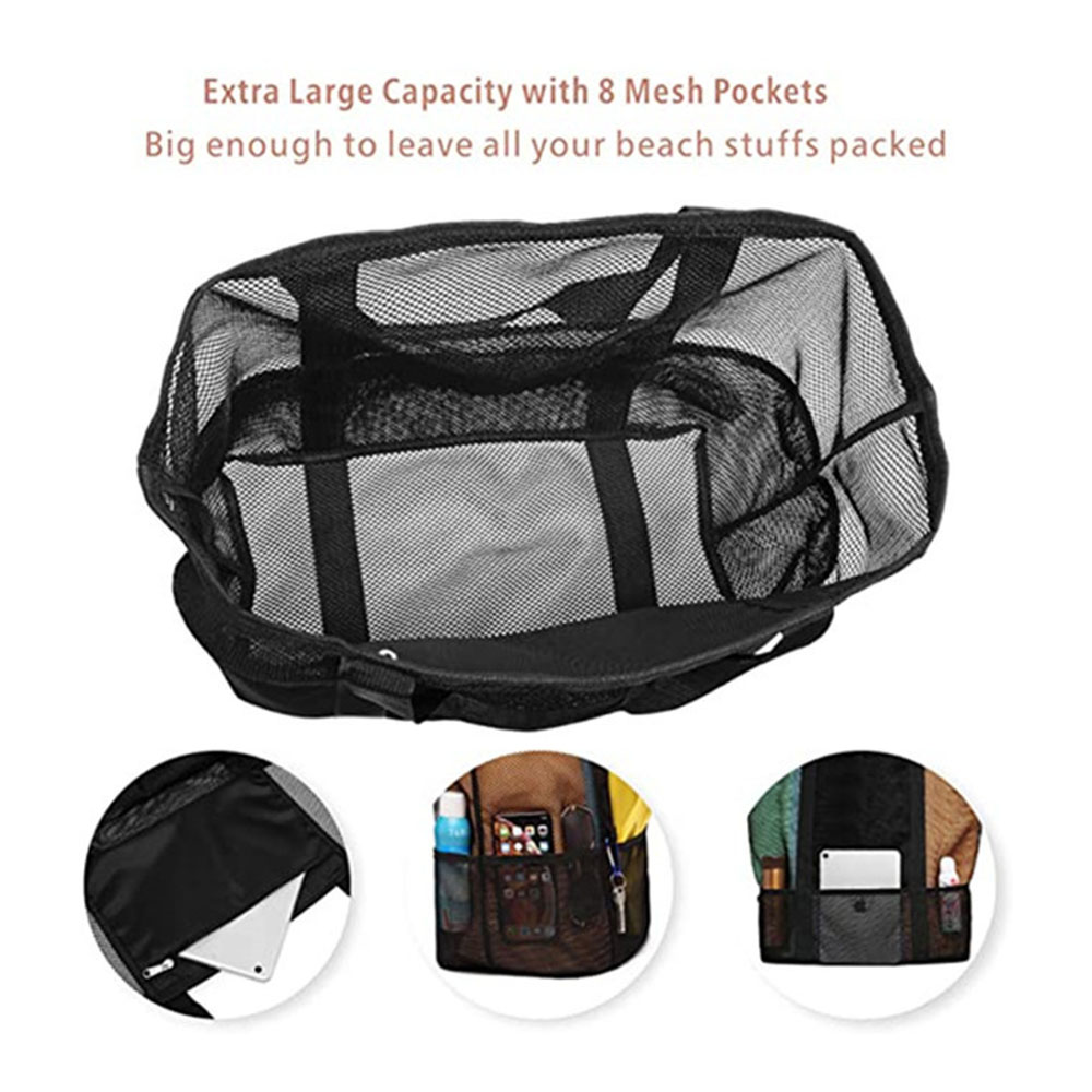 SandFree Mesh Beach Tote Waterproof Large Pool & Travel Bag
