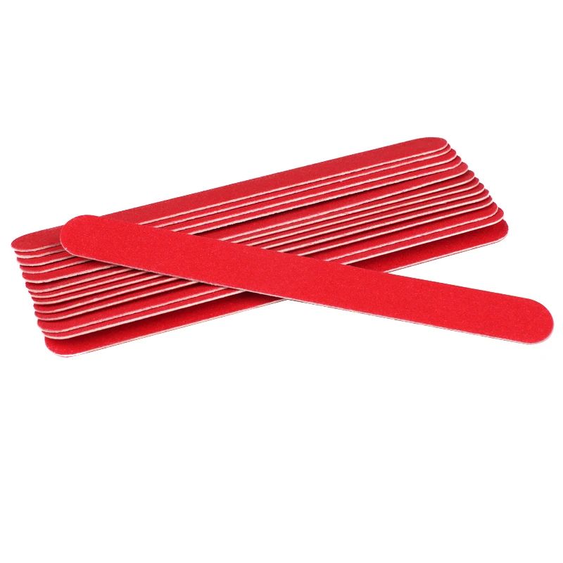 Wooden Nail Files Professional Manicure Pedicure Sanding File Set 20 Pack
