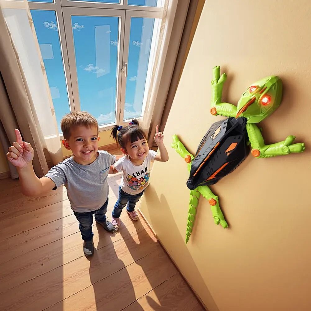 Remote Control Wall-Climbing Gecko – High-Tech Electric Stunt Lizard Toy