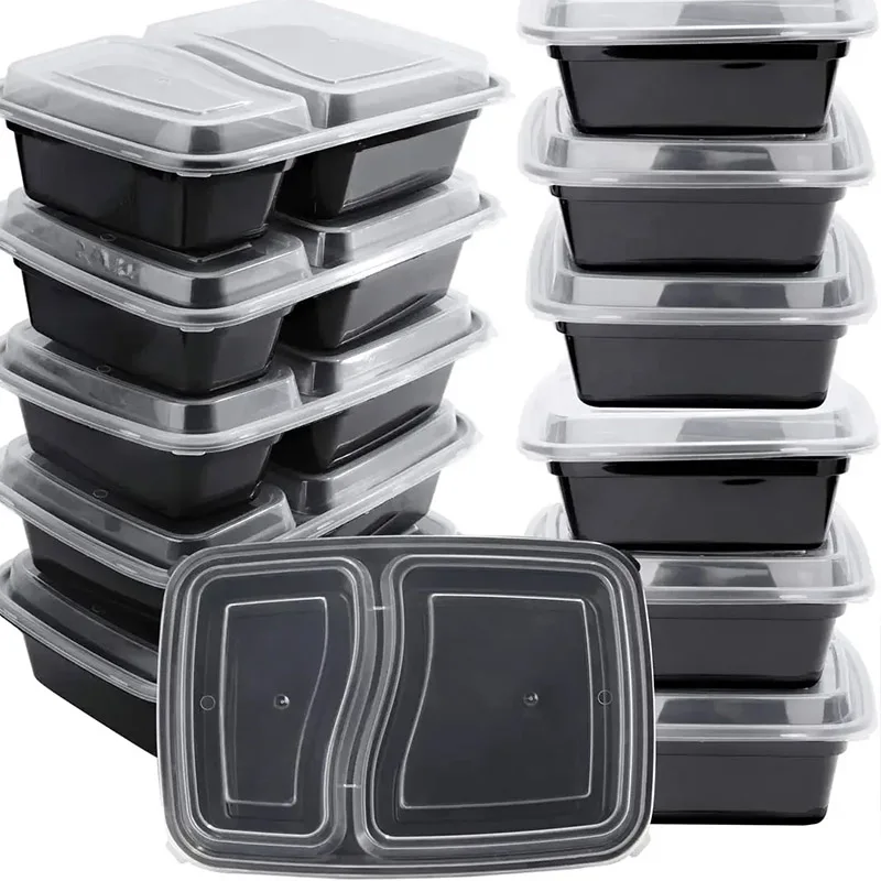 Microwave Safe Food Storage Boxes with Lids Refrigerator Containers Stackable