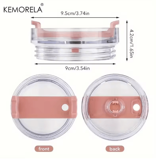 360° Rotating Tumbler Lid Spill-Proof, Splash-Resistant Replacement Cover