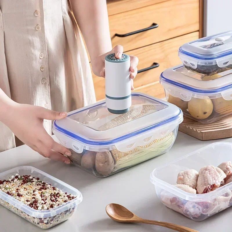 FreshLock Vacuum Food Storage Container Organizer Box