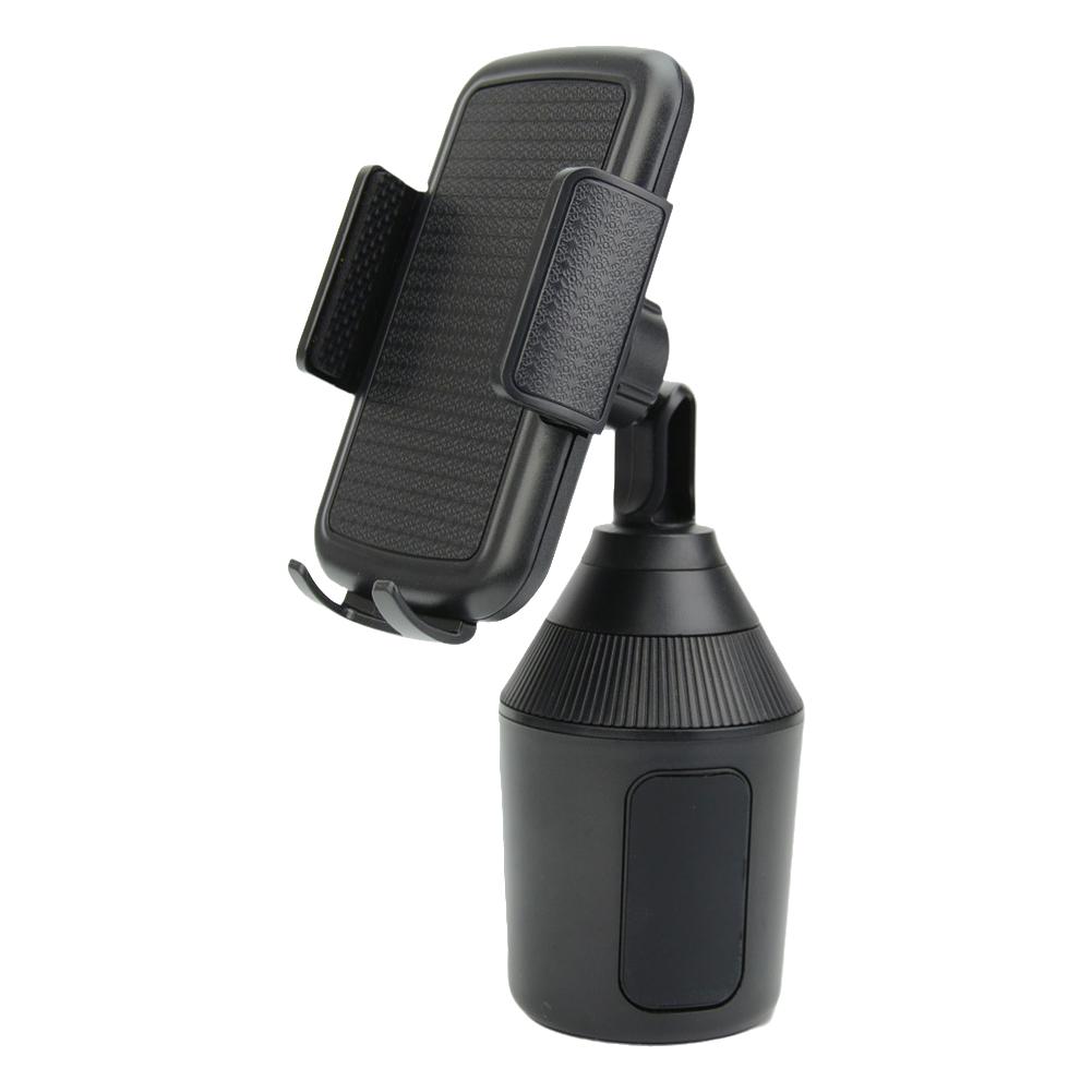 Universal Car Cup Holder Phone Mount with Rotating Stand and Adjustable Drink Holder