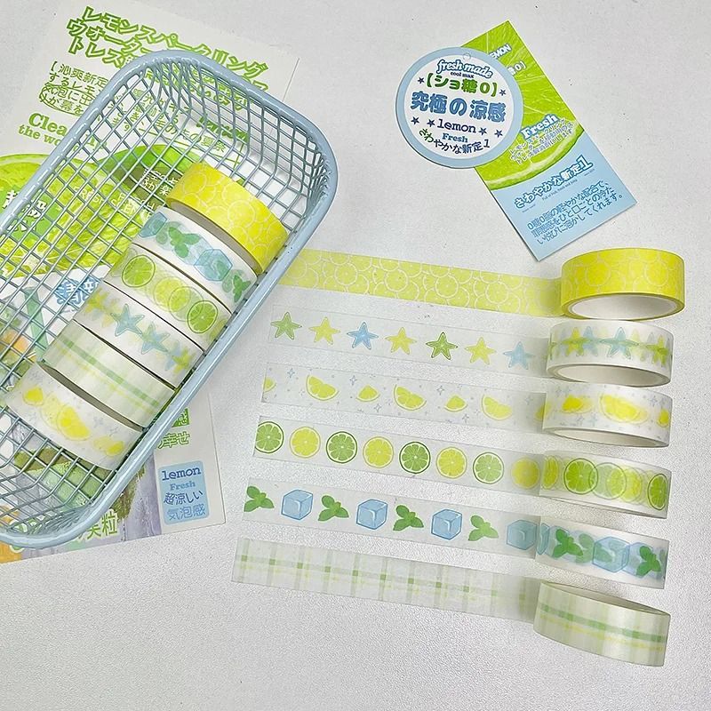 Fruit Paradise Cute Cartoon Washi Tape Set