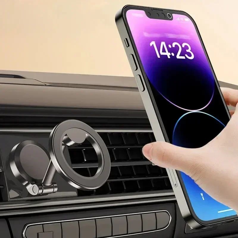 Strong Magnetic Car Phone Holder Swivel Adjustable Magsafe Mount