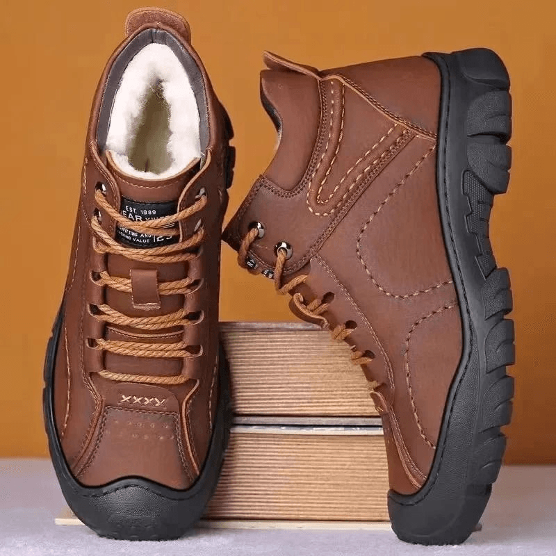 Men's Waterproof Snow Boots – Insulated, Non-Slip Winter Footwear
