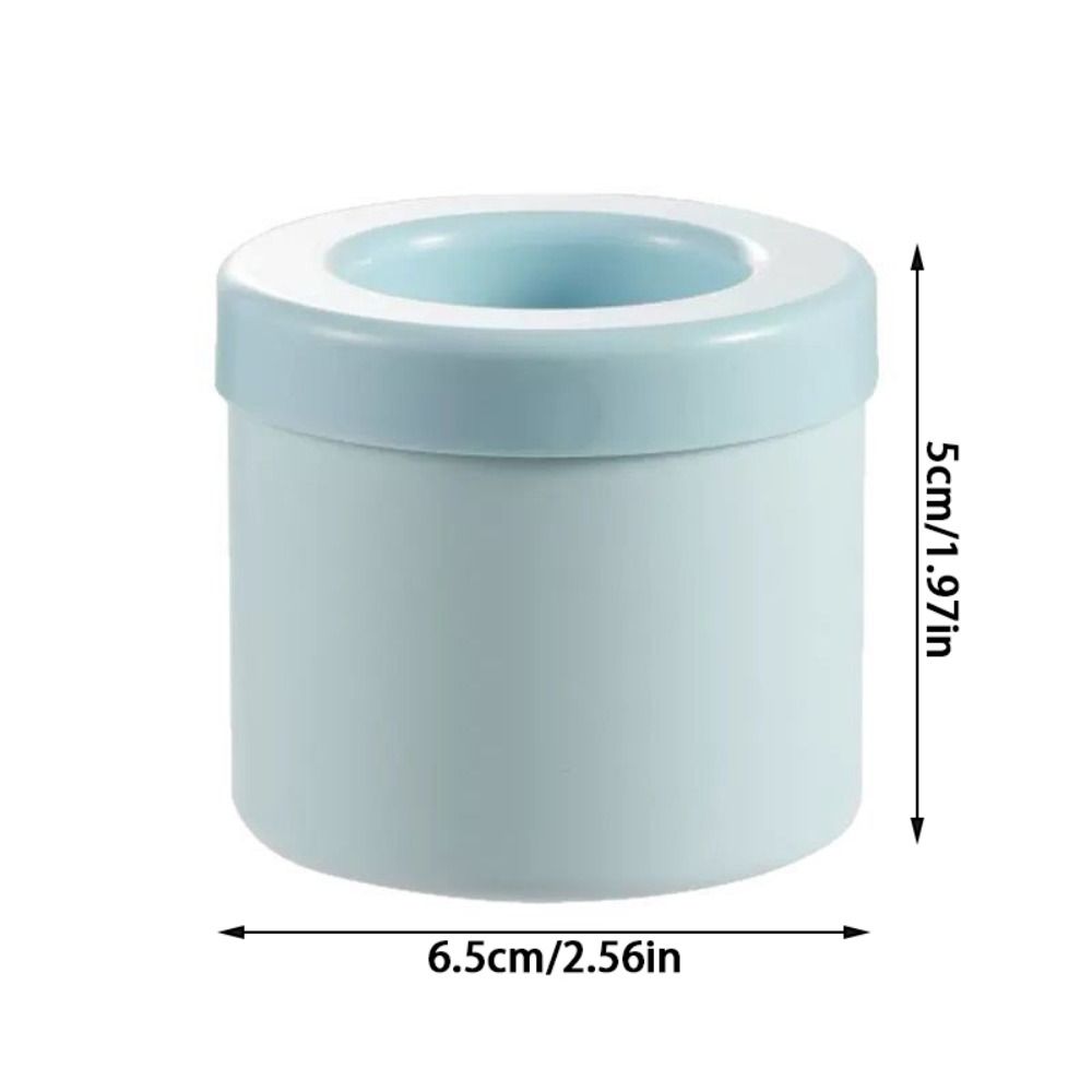 Quick Chill Silicone Ice Cube Mold Cup with Easy Release Cylinder Design