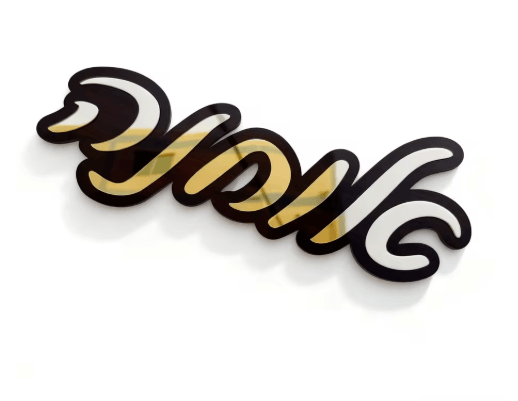 Custom Acrylic Mirror Door Plaque Personalized Acrylic Mirror Sign for Home & Events