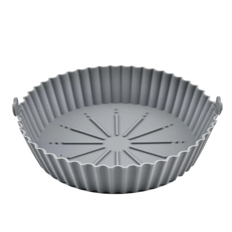 Premium Air Fryer Silicone Basket Liners Reusable Non Stick Pot & Parchment Paper Replacement